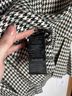 Maeve Houndstooth Black White Green Brown Sleeveless Blouse Size M - photo 8