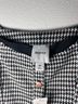 Maeve Houndstooth Black White Green Brown Sleeveless Blouse Size M - photo 3