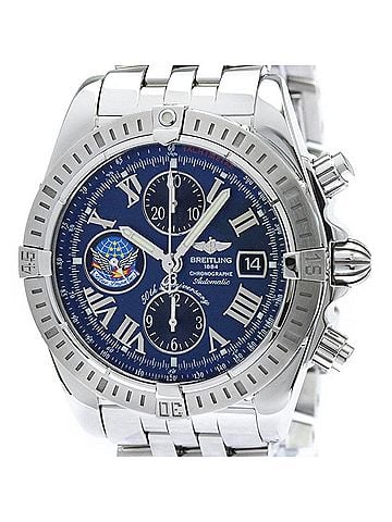 Breitling BREITLING Chronomat Evolution Blue Impulse Mens Watch A13356 Polished (view 1)