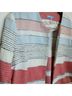 J. McLaughlin 70% Cotton 17% Polyester 7% Viscose 6% Other 100% Cotton Stripes Red Ivory Jacket Size M - photo 4