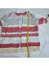 J. McLaughlin 70% Cotton 17% Polyester 7% Viscose 6% Other 100% Cotton Stripes Red Ivory Jacket Size M - photo 7