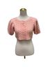 For Love & Lemons Solid Pink Pullover Sweater Size XXS - photo 1