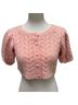 For Love & Lemons Solid Pink Pullover Sweater Size XXS - photo 2