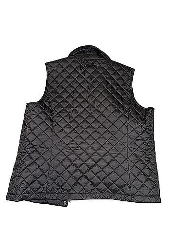 Lauren by Ralph Lauren Crest-Patch Diamond Quilted Vest Vest (view 2)
