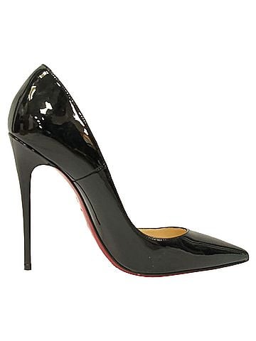 Christian Louboutin Christian Louboutin So Kate Pumps in Black Patent Leather (view 1)