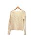 Sézane Graphic Ivory Cardigan Size S - photo 2