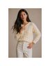 Sézane Graphic Ivory Cardigan Size S - photo 4