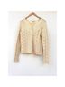 Sézane Graphic Ivory Cardigan Size S - photo 5