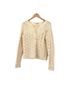 Sézane Graphic Ivory Cardigan Size S - photo 1