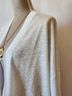 Chicco Solid White Gray Casual Sweaters Size M - photo 7