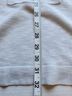 Chicco Solid White Gray Casual Sweaters Size M - photo 13
