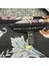 White House Black Market 100% Polyester 100% Nylon Floral Black Multi Color Kimono Size M - photo 3
