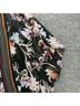 White House Black Market 100% Polyester 100% Nylon Floral Black Multi Color Kimono Size M - photo 5