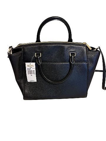 Michael Kors Vanna Leather Satchel (view 2)