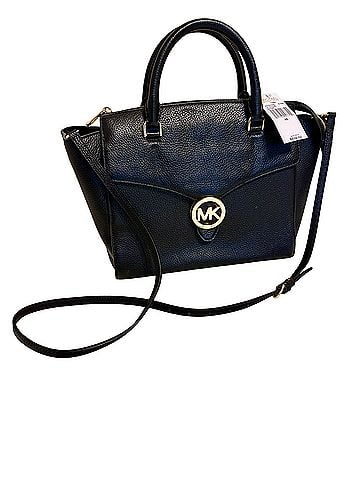 Michael Kors Vanna Leather Satchel (view 1)