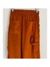 Choosy 100% Satin Solid Orange Casual Pants Size 38 waist - photo 4