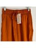 Choosy 100% Satin Solid Orange Casual Pants Size 38 waist - photo 8