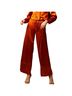 Choosy 100% Satin Solid Orange Casual Pants Size 38 waist - photo 2