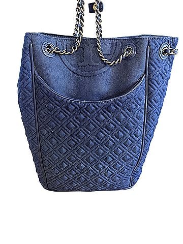 Tory Burch Fleming Denim Backpack (view 1)