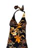 Cache Floral Black Orange Yellow Brown Casual Dress Size 4 - photo 2