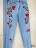 Juicy Couture Floral Blue Jeans Size 26 waist - photo 10