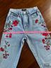 Juicy Couture Floral Blue Jeans Size 26 waist - photo 11