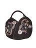 Ipa-Nima Floral Black Multi Color Bucket Bag One size - photo 1