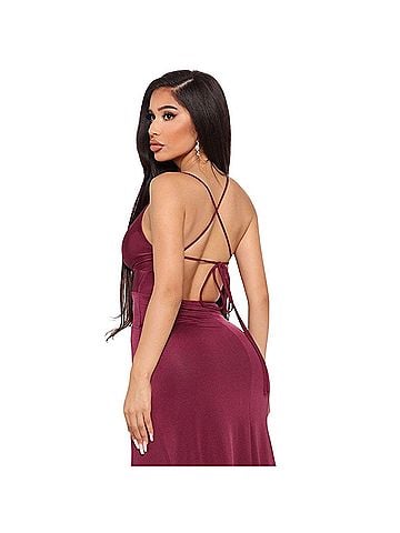 Fashion Nova Pop The Leg Cocktail Dress (view 2)