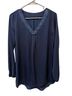 Apt. 9 Blue Long Sleeve Blouse Size XS - photo 1