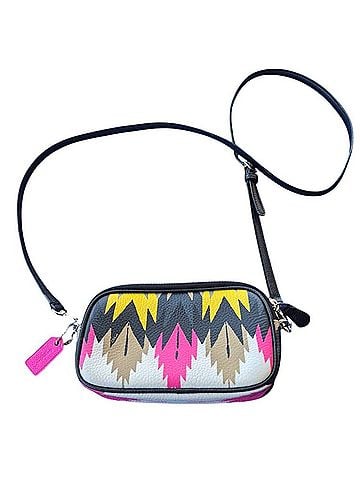 Coach Coach x Coachella Double Zip mini crossbody convertible  Leather Crossbody Bag (view 2)