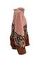 Ugg 100% Polyester 100% Cotton Leopard Print Pink Brown Tan Black Jacket Size S - photo 3