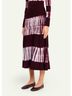 Cara Cara Tie-dye Red Lilith Skirt Size M - photo 3
