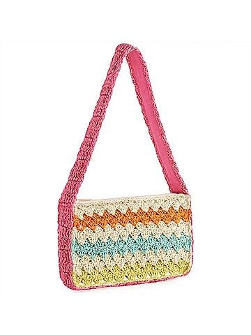 Shiraleah Luna Crochet Shoulder Bag (view 1)