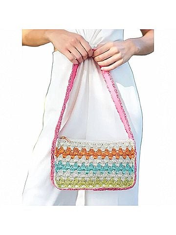 Shiraleah Luna Crochet Shoulder Bag (view 2)
