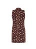 Cara Cara Animal Print Brown Myrtle Dress Size XS - photo 5