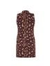 Cara Cara Animal Print Brown Myrtle Dress Size S - photo 5