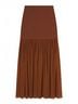 A.L.C. Print Brown Hayden Skirt Size L - photo 1