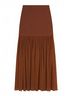 A.L.C. Print Brown Hayden Skirt Size M - photo 1