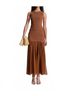 A.L.C. Print Brown Hayden Skirt Size M - photo 3