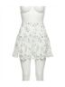 KESTAN Floral White Milani Mini Skirt Size M - photo 1