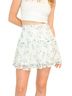 KESTAN Floral White Milani Mini Skirt Size M - photo 3