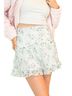 KESTAN Floral White Milani Mini Skirt Size M - photo 6