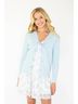 KESTAN Solid Blue Juniper Cardigan Size M - photo 2
