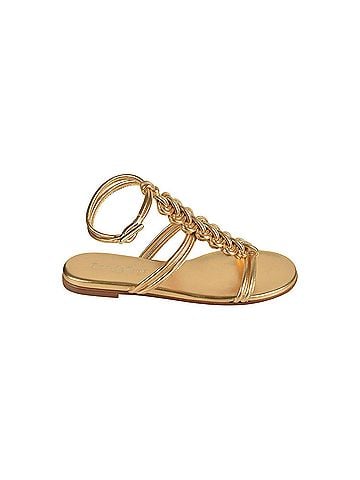 Gianvito Rossi Women's Capua Nappa Silk Sandals (view 1)