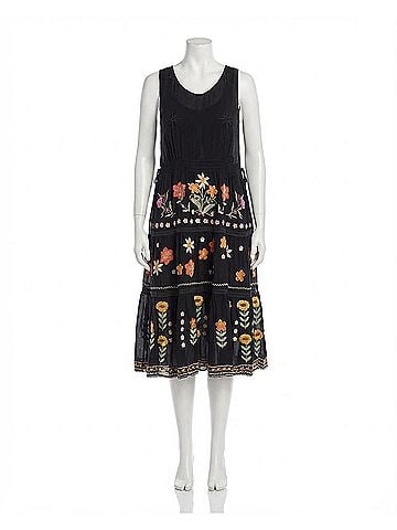 Johnny Was Leanna Tiered Dress With Slip (view 1)