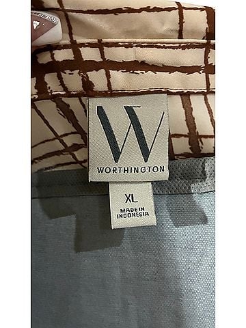 Worthington Short Sleeve Button-Down Shirt (view 2)