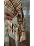 Worthington Plaid Brown Ivory Short Sleeve Button-Down Shirt Size XL - photo 9