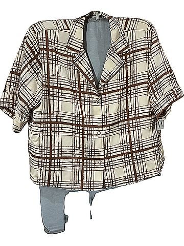 Worthington Short Sleeve Button-Down Shirt (view 1)