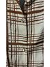 Worthington Plaid Brown Ivory Short Sleeve Button-Down Shirt Size XL - photo 4