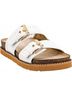 Corkys White Women's Conceited Two-Strap Sandal Size 10 - photo 1